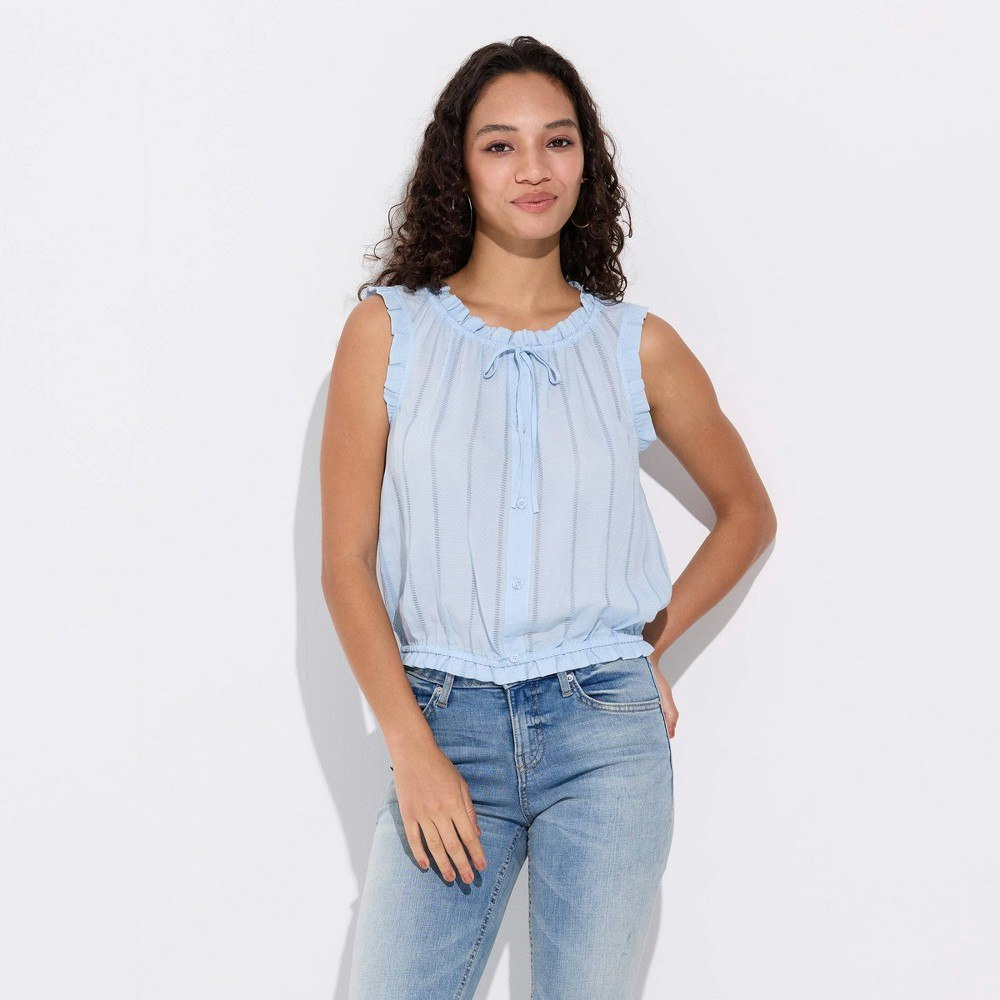 Wild Fable Women's Jacquard Cropped Top: $28