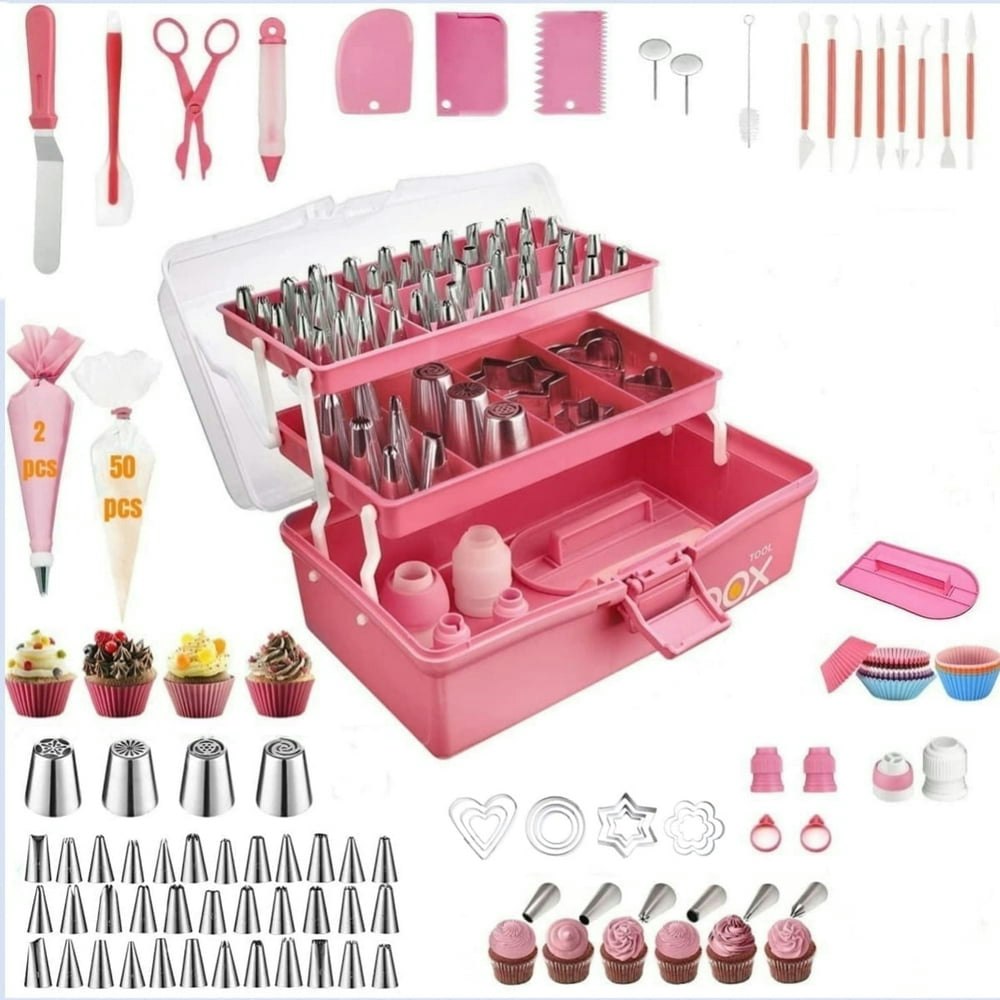 Bshapplus 236-Piece Cake Decorating Supplies Set: $26.99