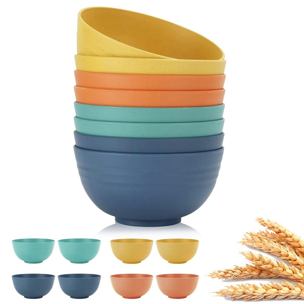 Busatia 24-oz Wheat Straw Bowl 8-Pack: $14.99 Busatia 24-oz Wheat Straw Bowl 8-Pack: $14.99