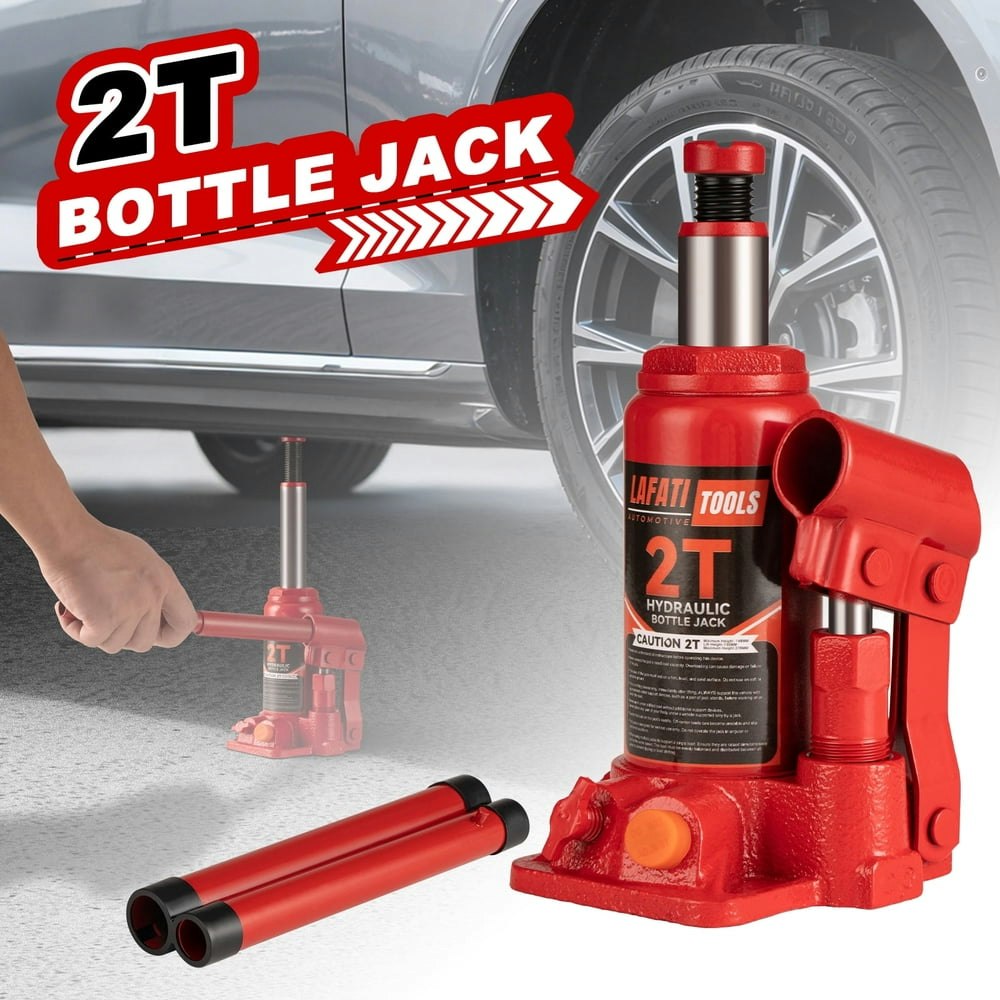 Lafati 2-Ton Hydraulic Bottle Jack: $20.99