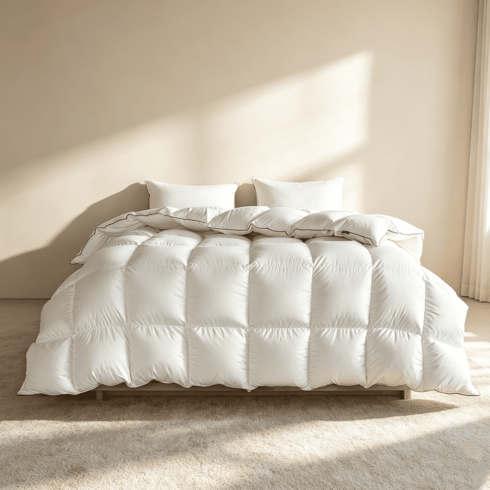 Downfort Queen Size Down Feather Comforter: $66.99