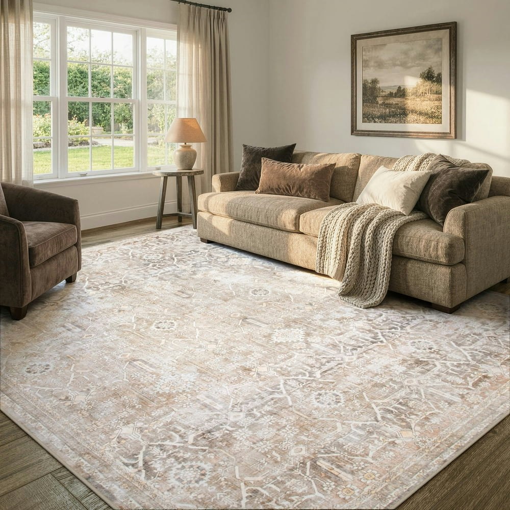 Lahome 8'x10' Washable Area Rug: $107.99 Lahome 8'x10' Washable Area Rug: $107.99