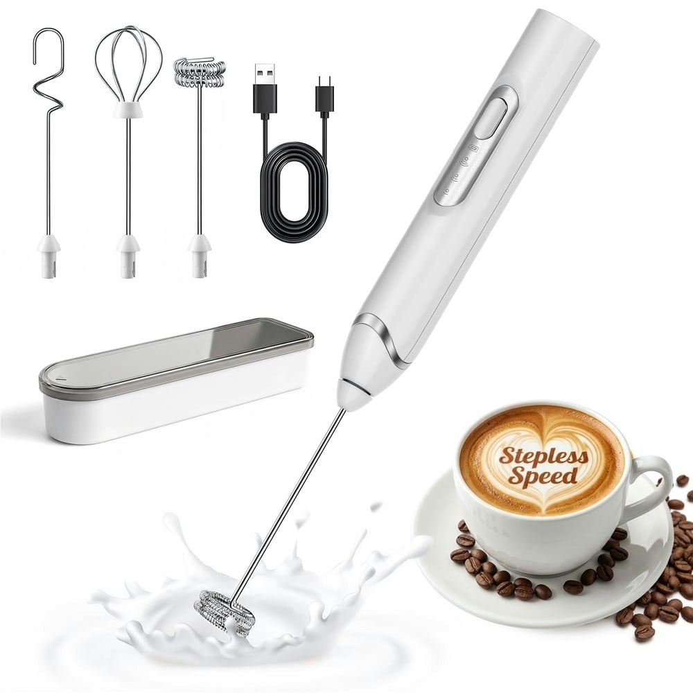 Arenviy 3-Speed Rechargeable Milk Frother: $12.99 Arenviy 3-Speed Rechargeable Milk Frother: $12.99