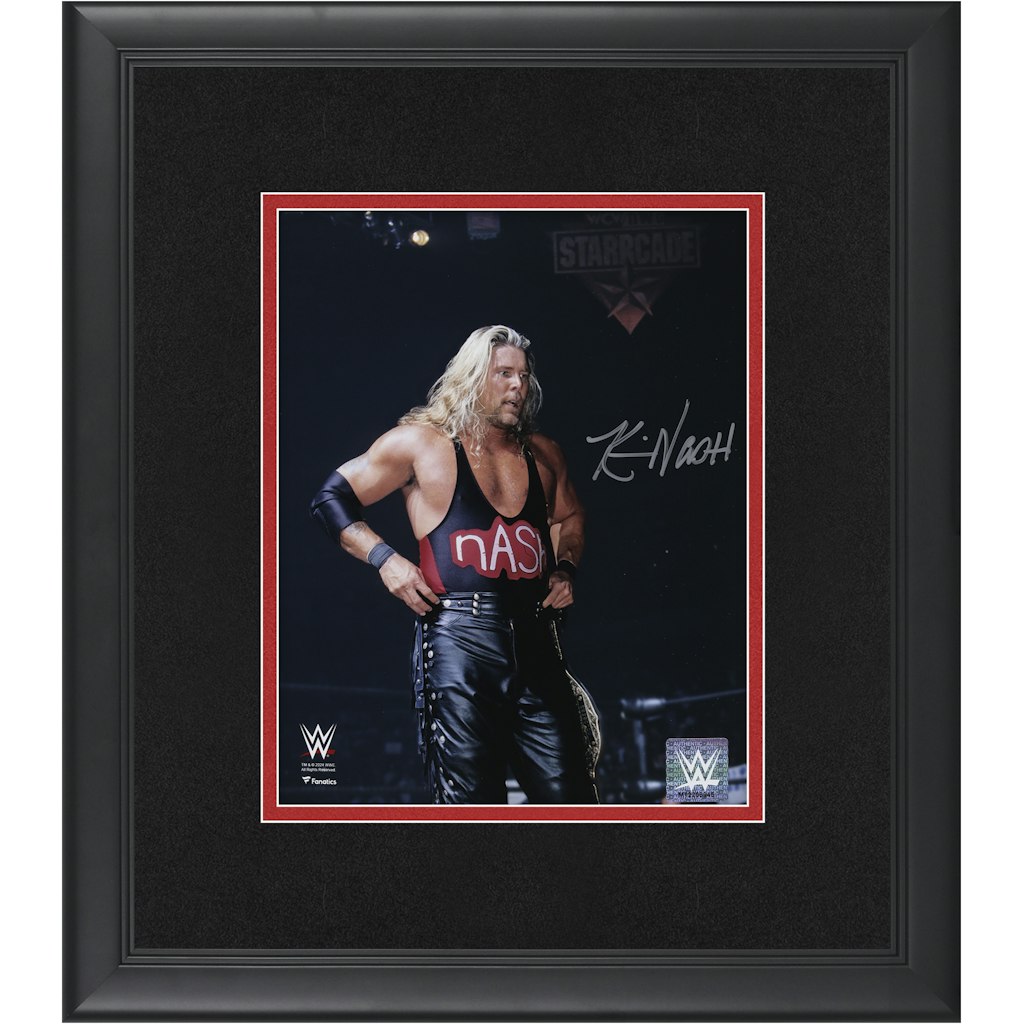 Kevin Nash Autographed Framed 8"x10" Starrcade 1998 Photograph: $99.99