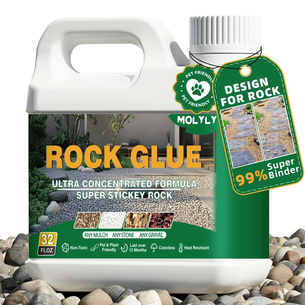 Rock Glue for Landscaping Mulch & Gravel Binder 32-oz. Bottle: $16