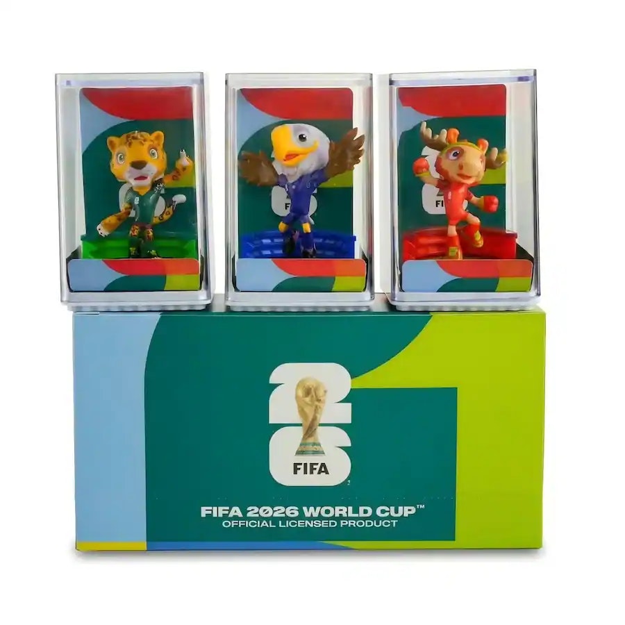 FIFA 2026 World Cup Official Licensed Mascot 3" Figurines Set: $40