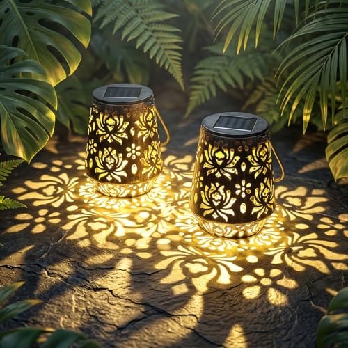 Edenseelake Solar Hanging Lanterns 2-Pack: $14.99