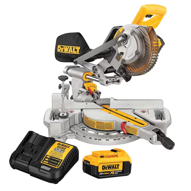 DeWalt 7-1/4" 20V Max Cordless Miter Saw: $299