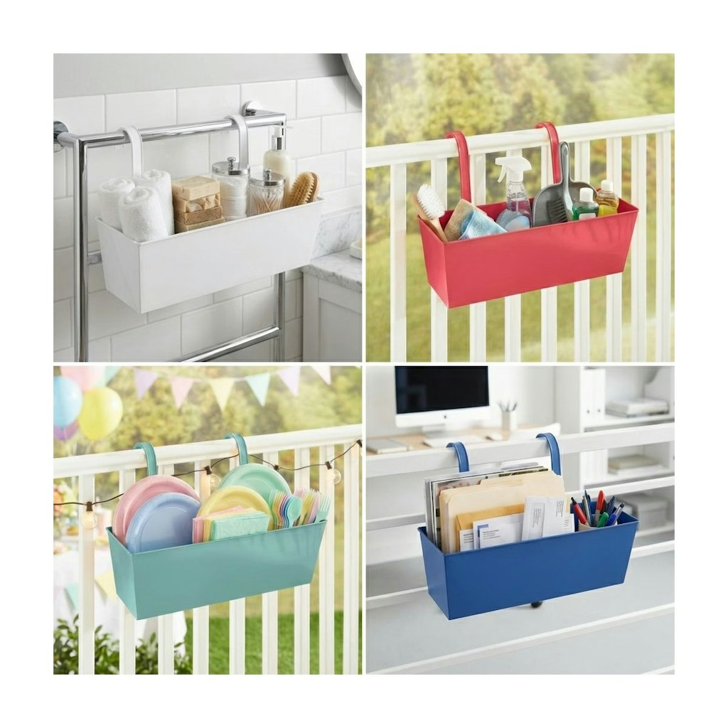 BrylaneHome Rectangular Hanging Planter: $40