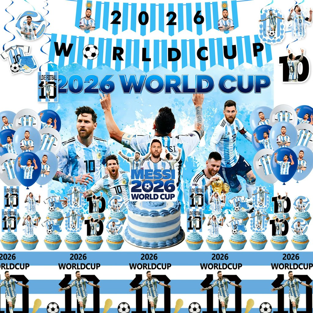 Messi World Cup 2026 Decorations Set: $20