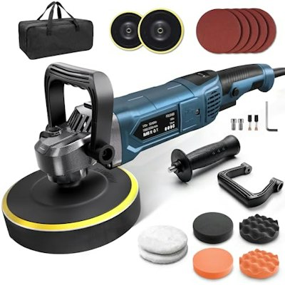 Ofispeed 1,600W 7-Speed Rotary Car Buffer and Polisher for $35 + free shipping