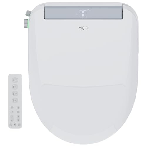 Higet Bidet Toilet Seat w/ Remote & Heated Seat: $142.19
