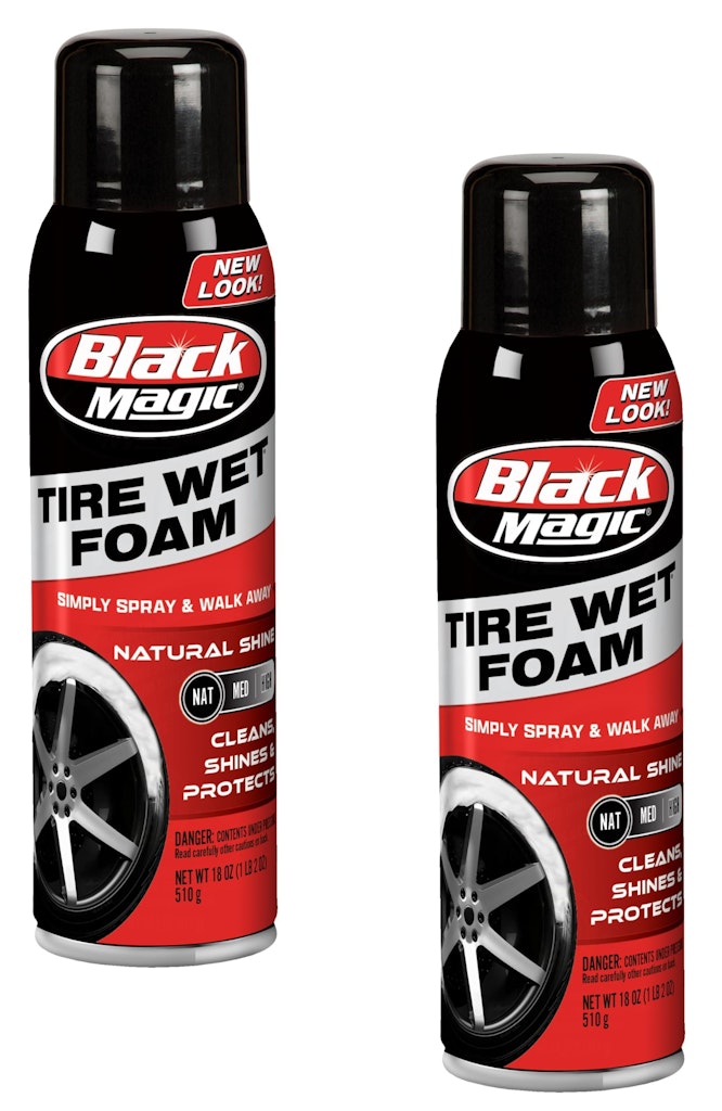 Black Magic Tire Wet Foam Spray 18-oz. 2-Pack: $9.94