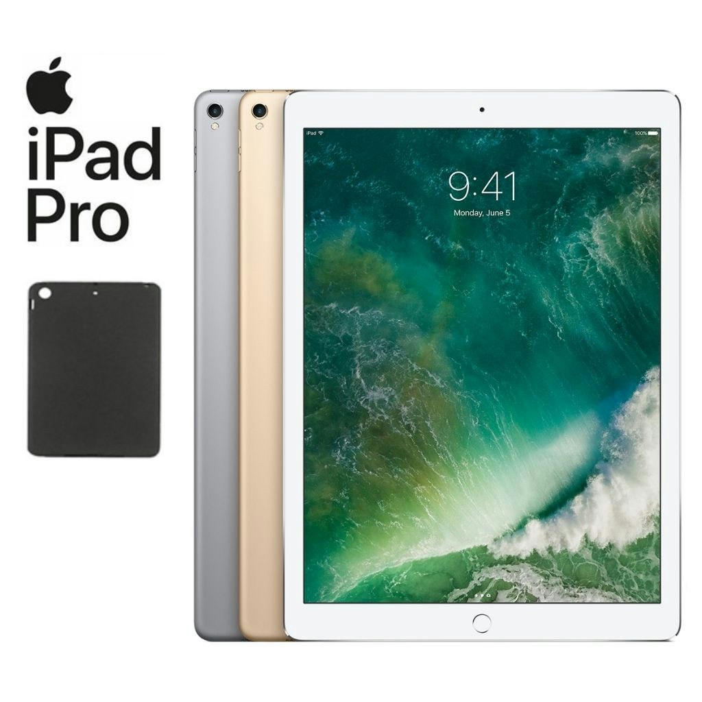 Apple 64GB iPad Pro 12.9”  2nd-Gen Bundle with Case, Charger & Screen Protector : $235