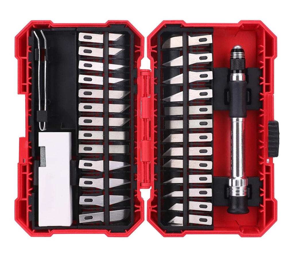 Amazon Basics 29-Piece Precision Hobby Knife Set: $8.39