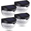 KBP Solar Fence Lights 4-Pack for $12 + free shipping w/ Prime