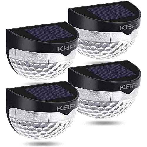 KBP Solar Fence Lights 4-Pack: $11.99