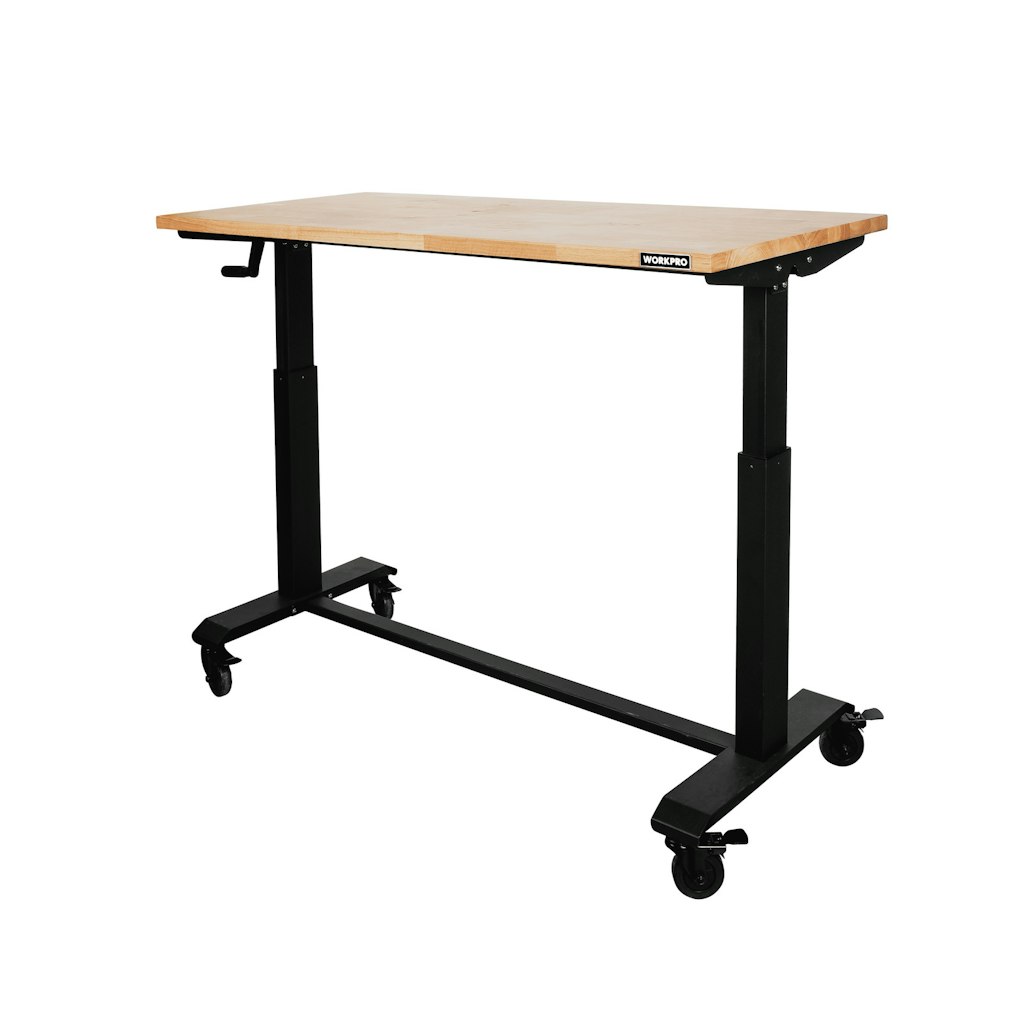WorkPro 48" Rolling Adjustable Workbench: $91.08