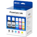 INKROBAT T502 Compatible Ink Refill Bottles for EcoTank Printers 5-Pack for $19 + free shipping w/ Prime