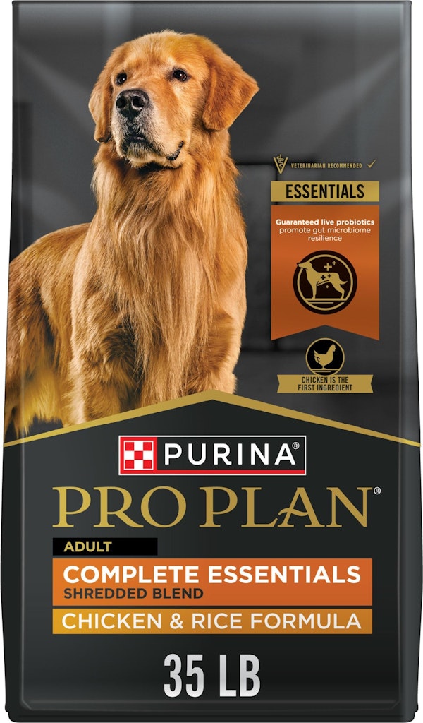 Purina Pro Plan  35-lb. Complete Essentials Shredded Blend Chicken & Rice Dry Dog Food: $56 w/ Sub & Save