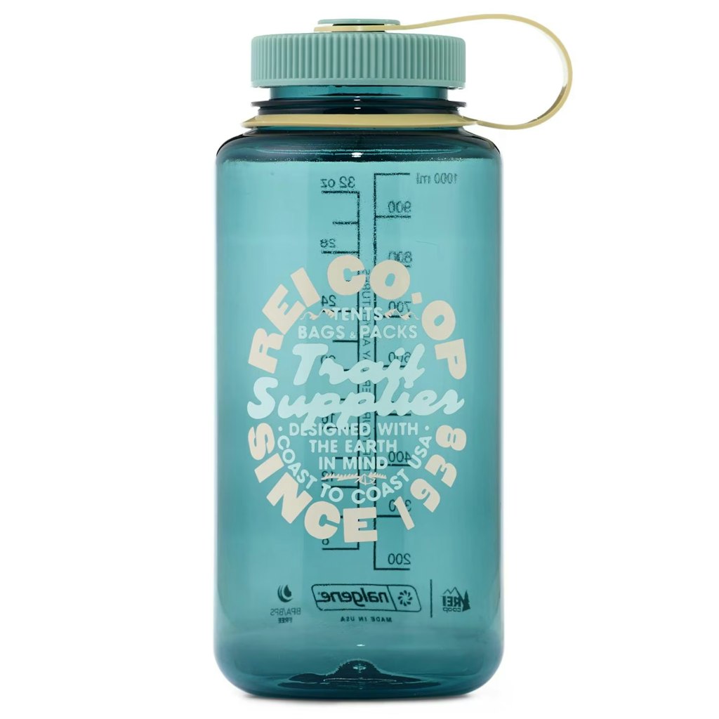 REI Co-op Nalgene Sustain Graphic Wide-Mouth 32 fl. oz. Water Bottle: $11