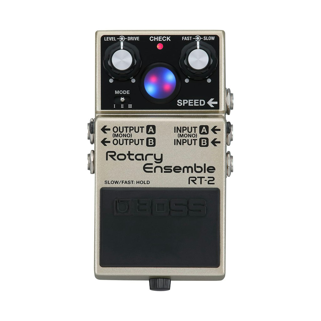 BOSS RT-2 Compact Rotary Ensemble Guitar Pedal: $200
