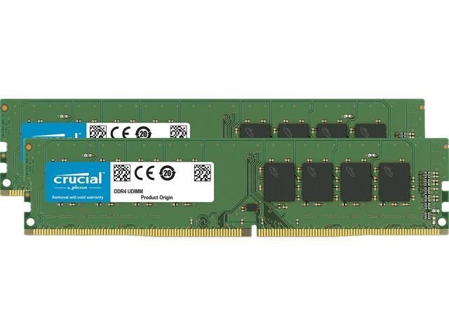 Crucial 32GB (2 x 16GB) DDR4 3200 Desktop RAM Kit: $298.99 Crucial 32GB (2 x 16GB) DDR4 3200 Desktop RAM Kit: $298.99