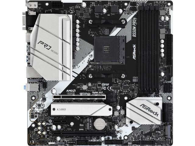 ASRock B550M PRO4 AM4 Micro ATX Motherboard: $114.99 ASRock B550M PRO4 AM4 Micro ATX Motherboard: $114.99