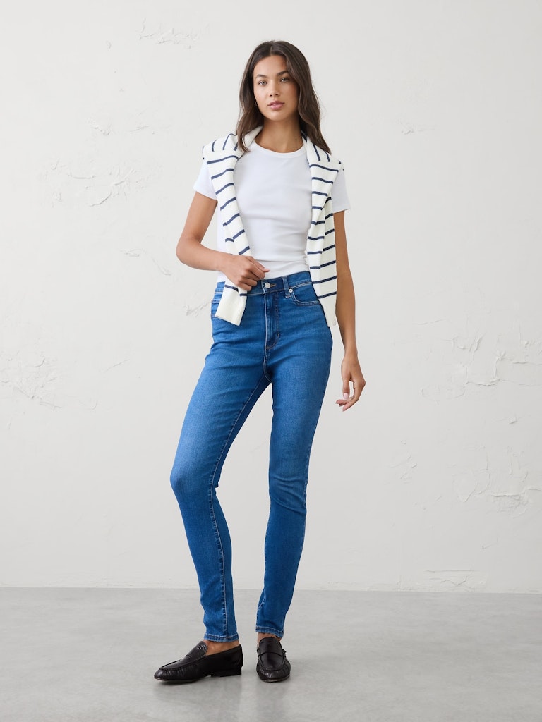 High-Rise Skinny Jeans: $45 High-Rise Skinny Jeans: $45