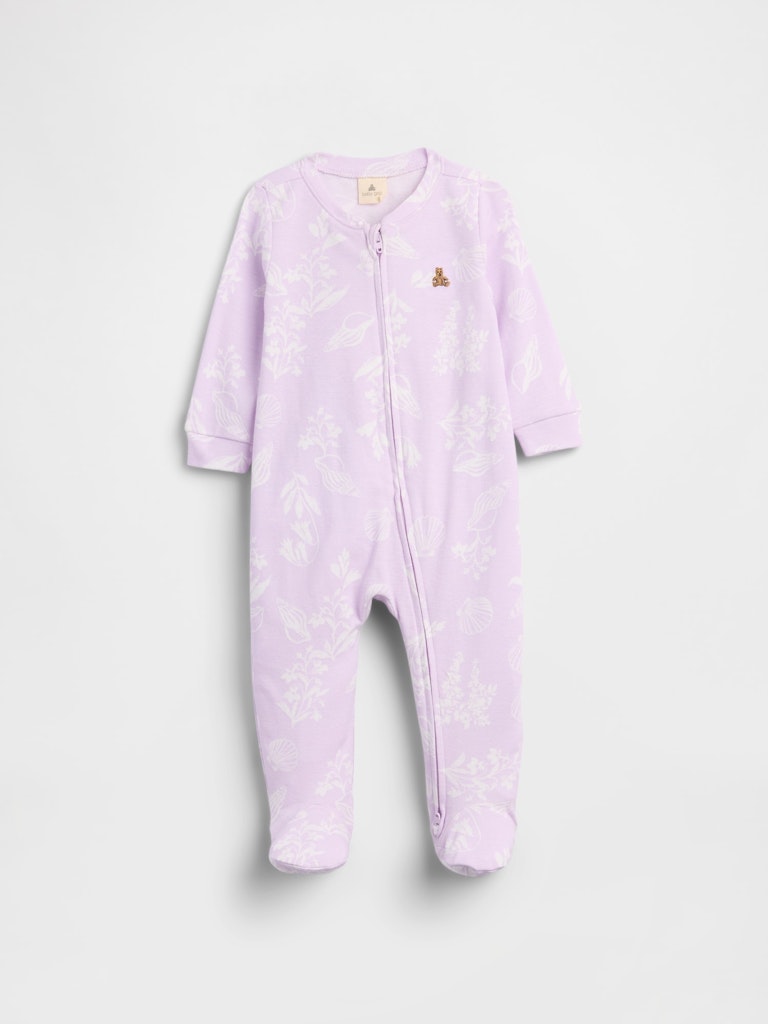 Baby Print Two-Way Zip One-Piece: $14.99