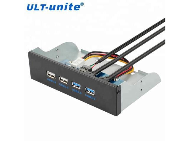 5.25-inch USB 3.0 and USB 2.0 4-Port Front Panel Hub: $28.26 5.25-inch USB 3.0 and USB 2.0 4-Port Front Panel Hub: $28.26