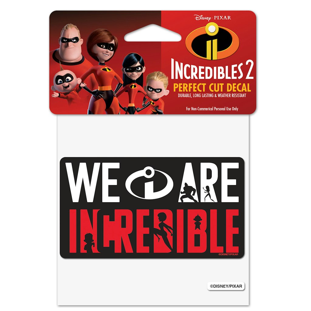 WinCraft The Incredibles 4" x 4" Decal: $3.99 WinCraft The Incredibles 4" x 4" Decal: $3.99