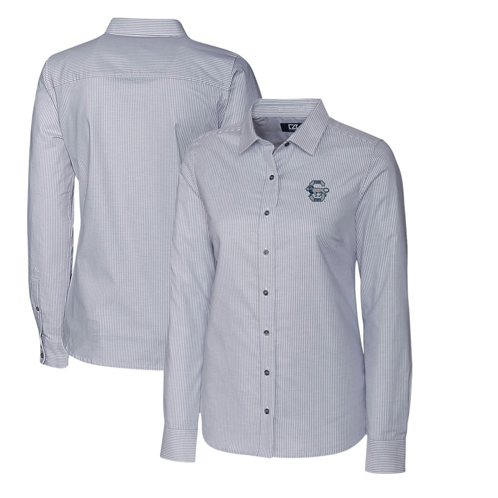 Cutter & Buck Penn State Nittany Lions Women's Oxford Stripe Long Sleeve Shirt: $124.99 Cutter & Buck Penn State Nittany Lions Women's Oxford Stripe Long Sleeve Shirt: $124.99