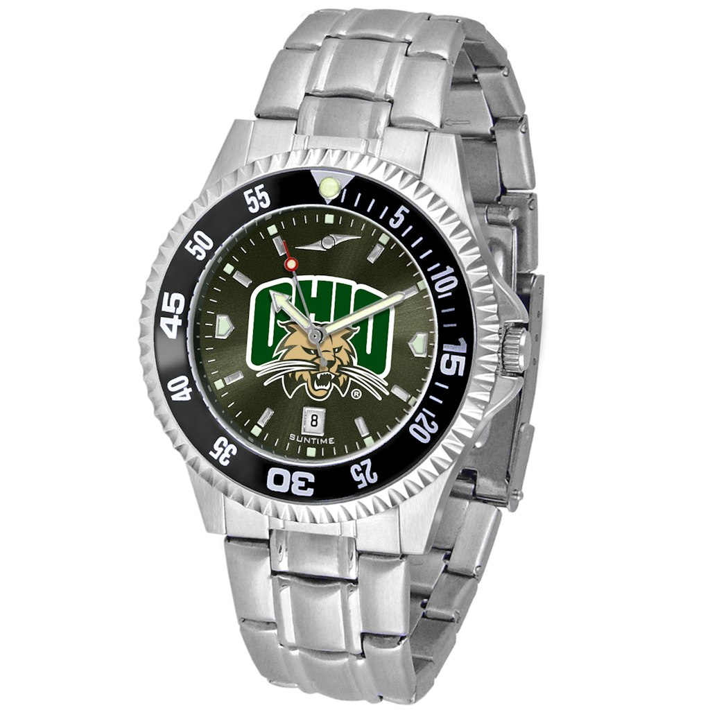 Ohio Bobcats Competitor Steel AnoChrome Watch: $104.99 Ohio Bobcats Competitor Steel AnoChrome Watch: $104.99