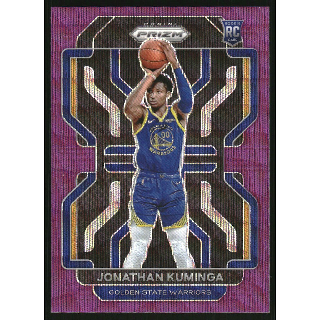 2021-22 Panini Prizm Jonathan Kuminga Purple Wave Prizm #307 Card: $27 2021-22 Panini Prizm Jonathan Kuminga Purple Wave Prizm #307 Card: $27