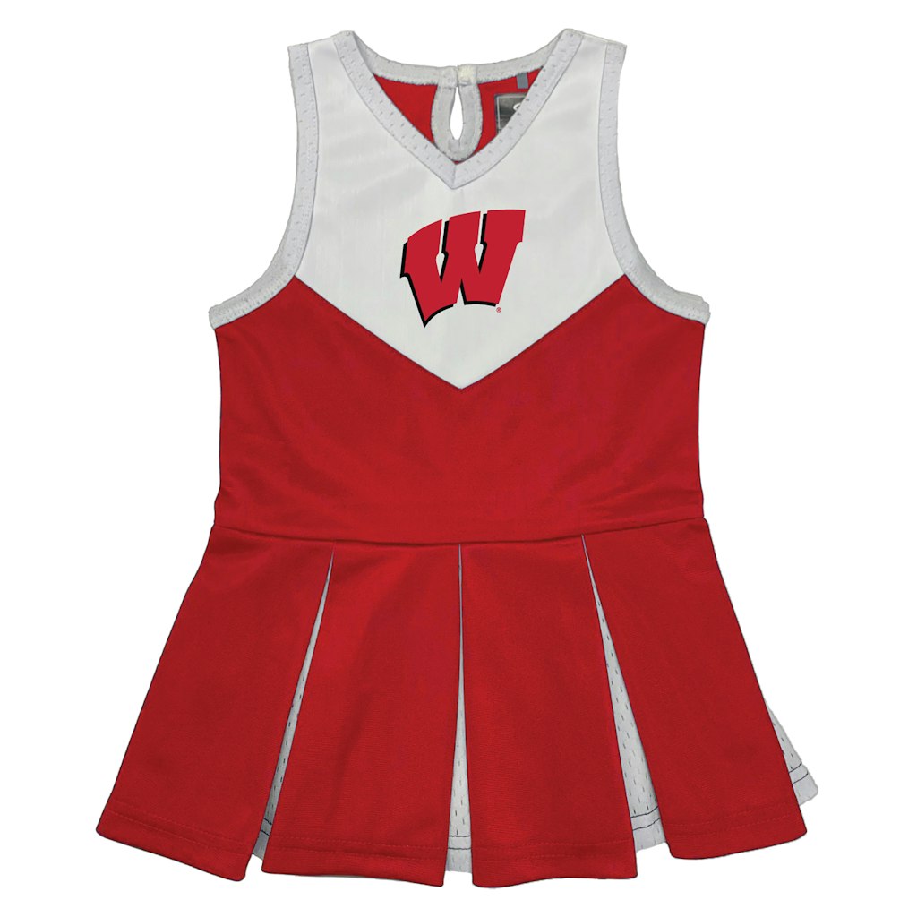 Girls Wisconsin Badgers Cheerleader Dress: $57.99 Girls Wisconsin Badgers Cheerleader Dress: $57.99
