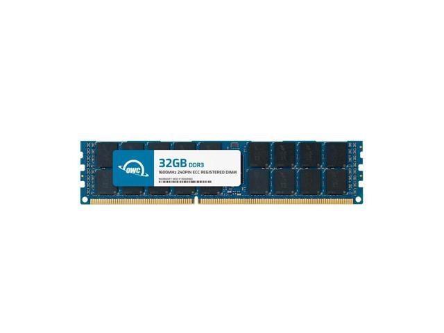 OWC 32GB DDR3L 1600MHz ECC Registered RDIMM Memory Module: $109.99 OWC 32GB DDR3L 1600MHz ECC Registered RDIMM Memory Module: $109.99
