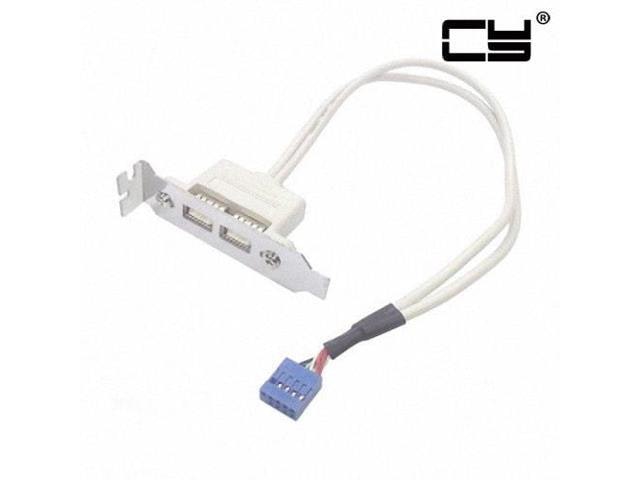 Chenyang 9.5mm Low Profile USB 2.0 Internal Header to Back Panel Cable 40cm: $7.99 Chenyang 9.5mm Low Profile USB 2.0 Internal Header to Back Panel Cable 40cm: $7.99