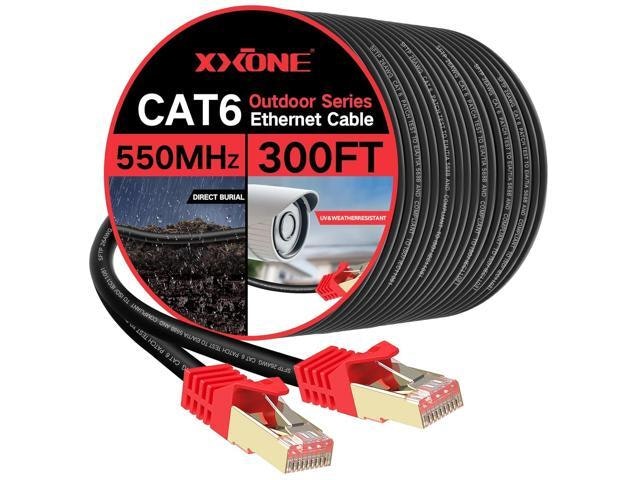 XXONE 300ft Outdoor Cat 6 Ethernet Cable: $98.98