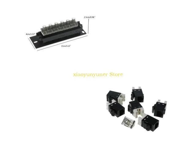 CAT6 RJ45 Wall Mount Patch Panel: $20.38