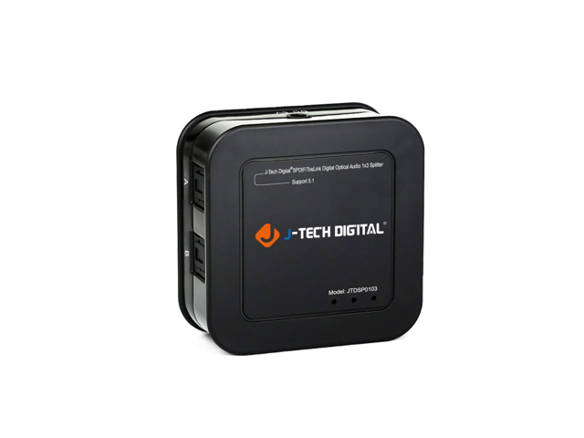 J-Tech Digital 1x3 SPDIF Toslink Optical Audio Splitter: $23.99 J-Tech Digital 1x3 SPDIF Toslink Optical Audio Splitter: $23.99