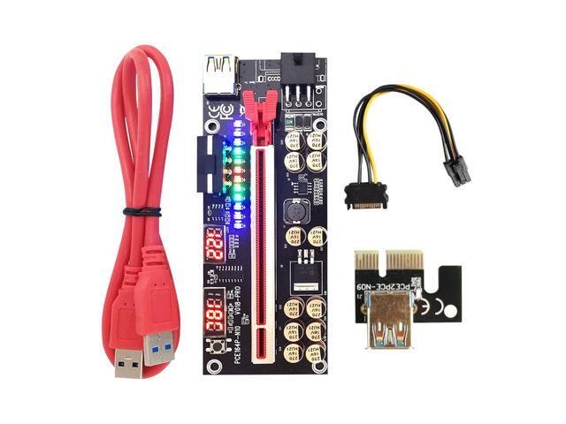 VER018 Pro PCI-E 1x to 16x Riser Card Adapter: $23.26 VER018 Pro PCI-E 1x to 16x Riser Card Adapter: $23.26