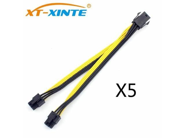 PCIe 6-Pin to Dual 6-Pin Power Splitter Cable 5-Pack: $62.95 PCIe 6-Pin to Dual 6-Pin Power Splitter Cable 5-Pack: $62.95