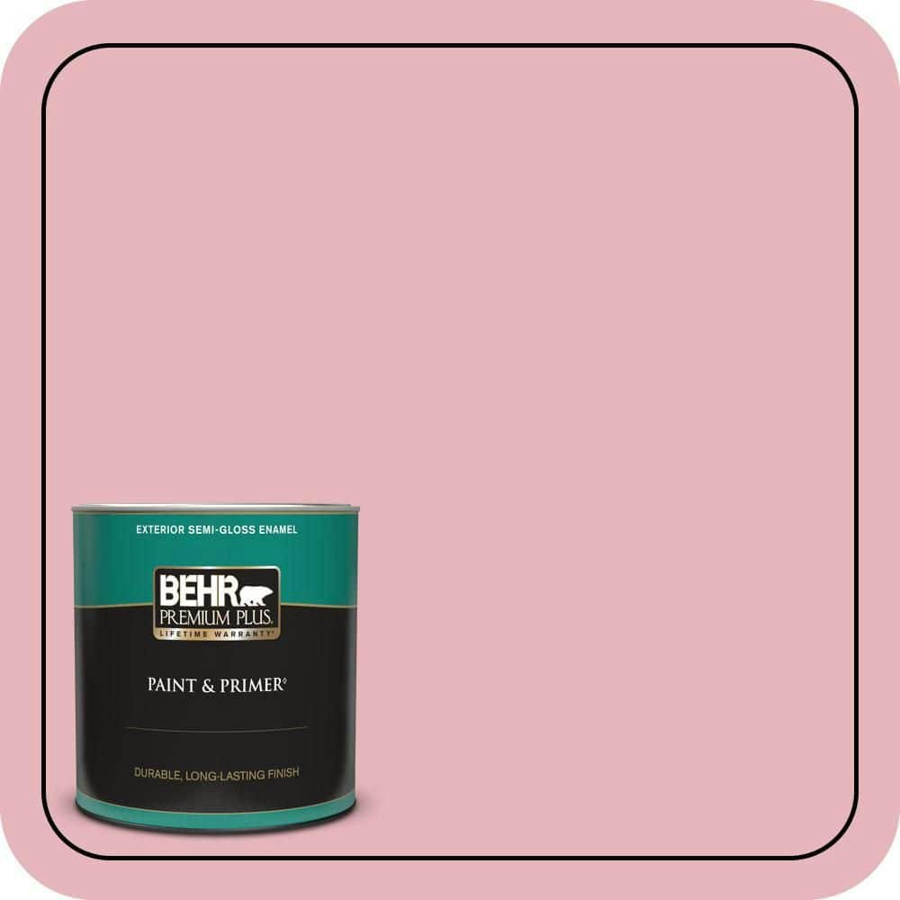 Behr 1-Quart Colonial Rose Exterior Semi-Gloss Enamel Paint and Primer: $25.98 Behr 1-Quart Colonial Rose Exterior Semi-Gloss Enamel Paint and Primer: $25.98
