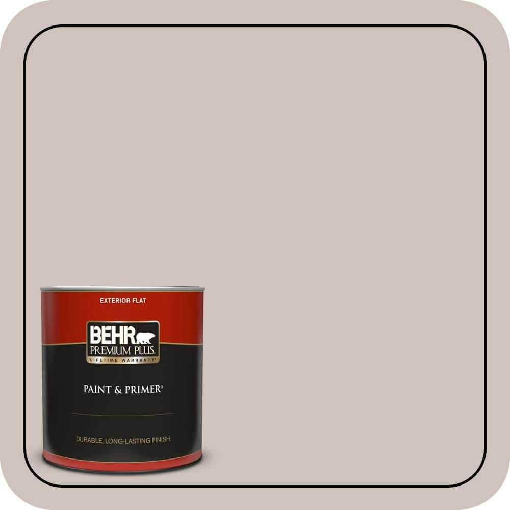 Behr Premium Plus Malt Flat Exterior Paint and Primer 1-Quart Can: $23.98 Behr Premium Plus Malt Flat Exterior Paint and Primer 1-Quart Can: $23.98