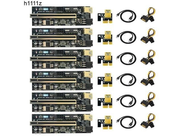 PCI-E X16 Riser Adapter 6-Pack: $70.48 PCI-E X16 Riser Adapter 6-Pack: $70.48