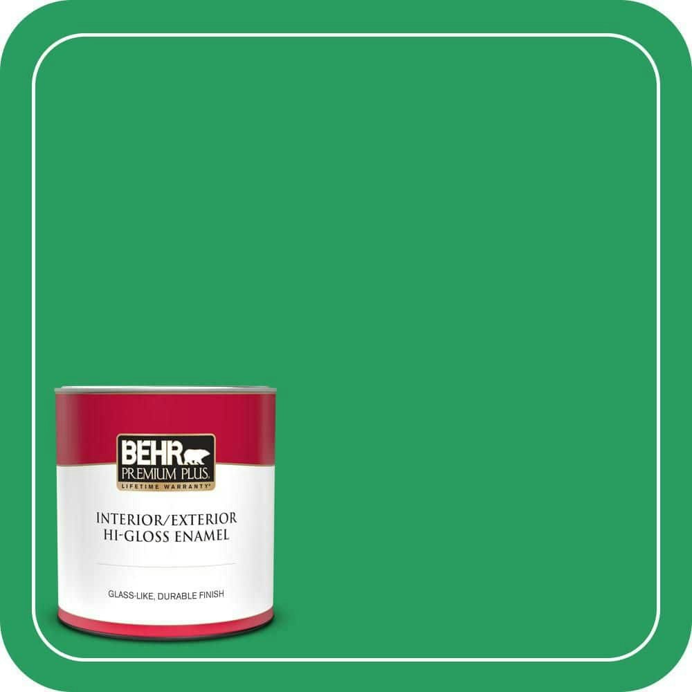 Herbal Tea Hi-Gloss Enamel Interior and Exterior Paint and Primer 1-Quart: $21.48
