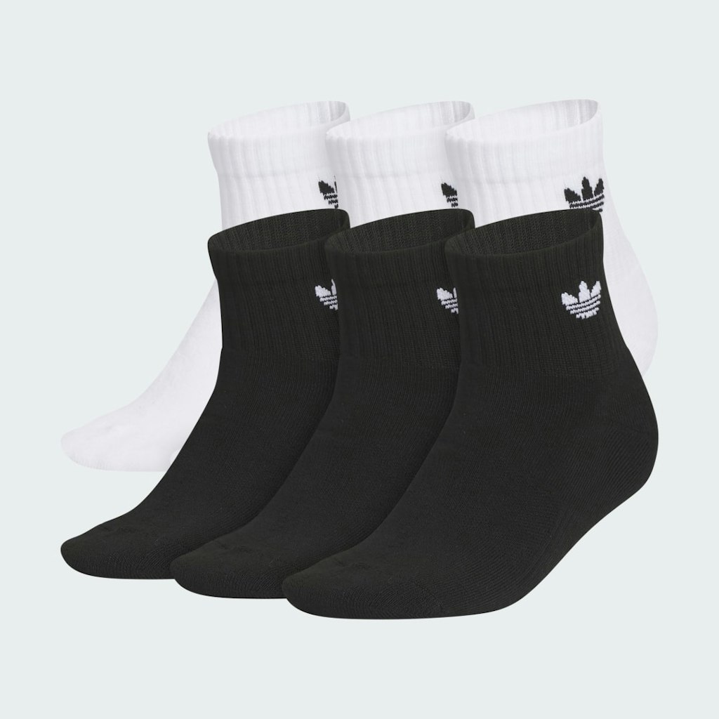 Adidas Youth Originals Trefoil 2.0 Quarter Socks 6-Pack: $20 Adidas Youth Originals Trefoil 2.0 Quarter Socks 6-Pack: $20