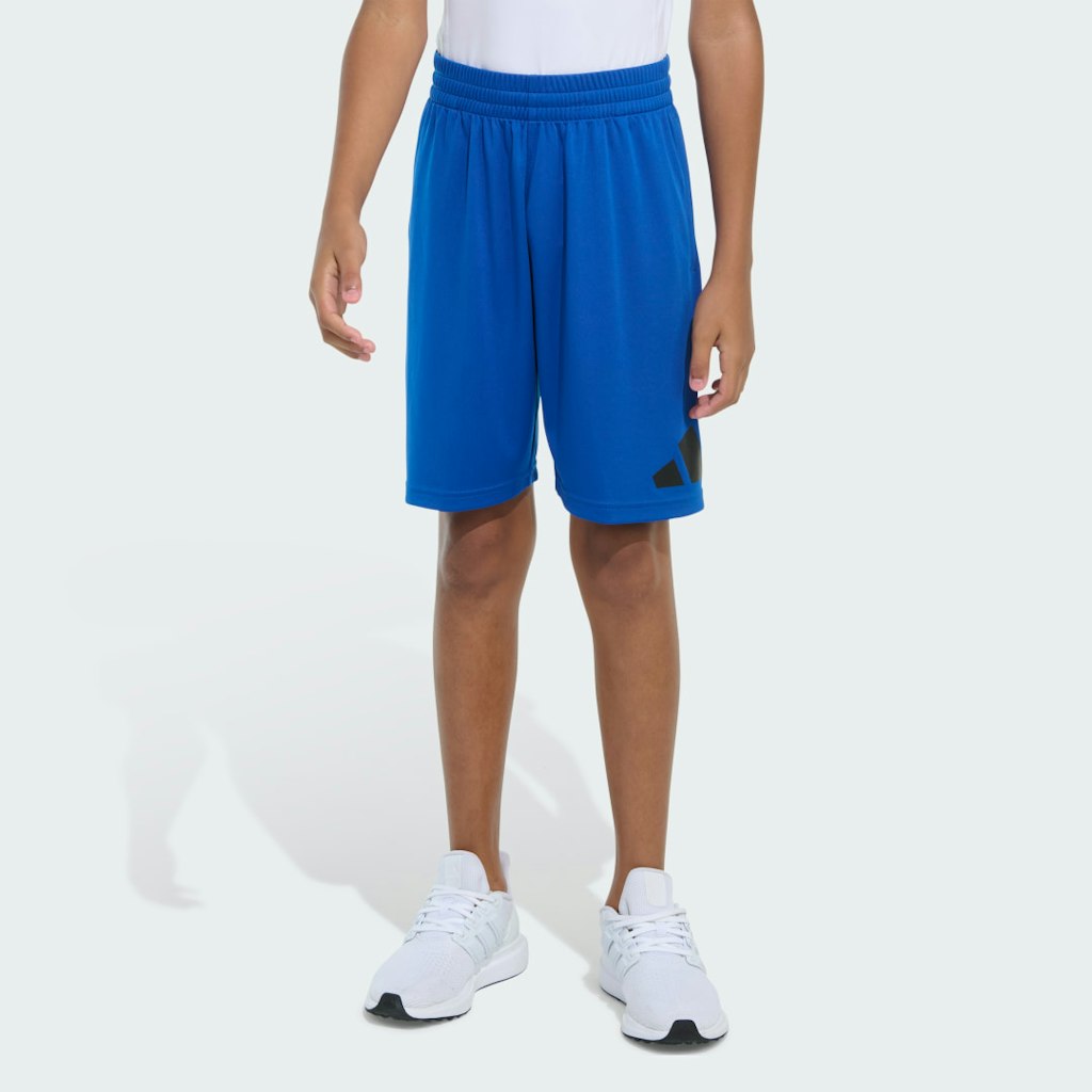Adidas Kids' Elastic Waistband Big Logo Shorts: $14 Adidas Kids' Elastic Waistband Big Logo Shorts: $14