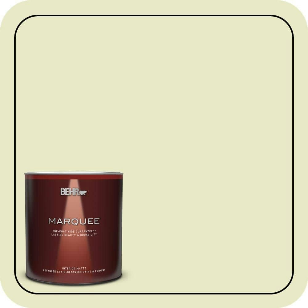 Behr Premium Plus Pale Celery Matte Interior Paint and Primer 1-Quart Can: $26.98 Behr Premium Plus Pale Celery Matte Interior Paint and Primer 1-Quart Can: $26.98